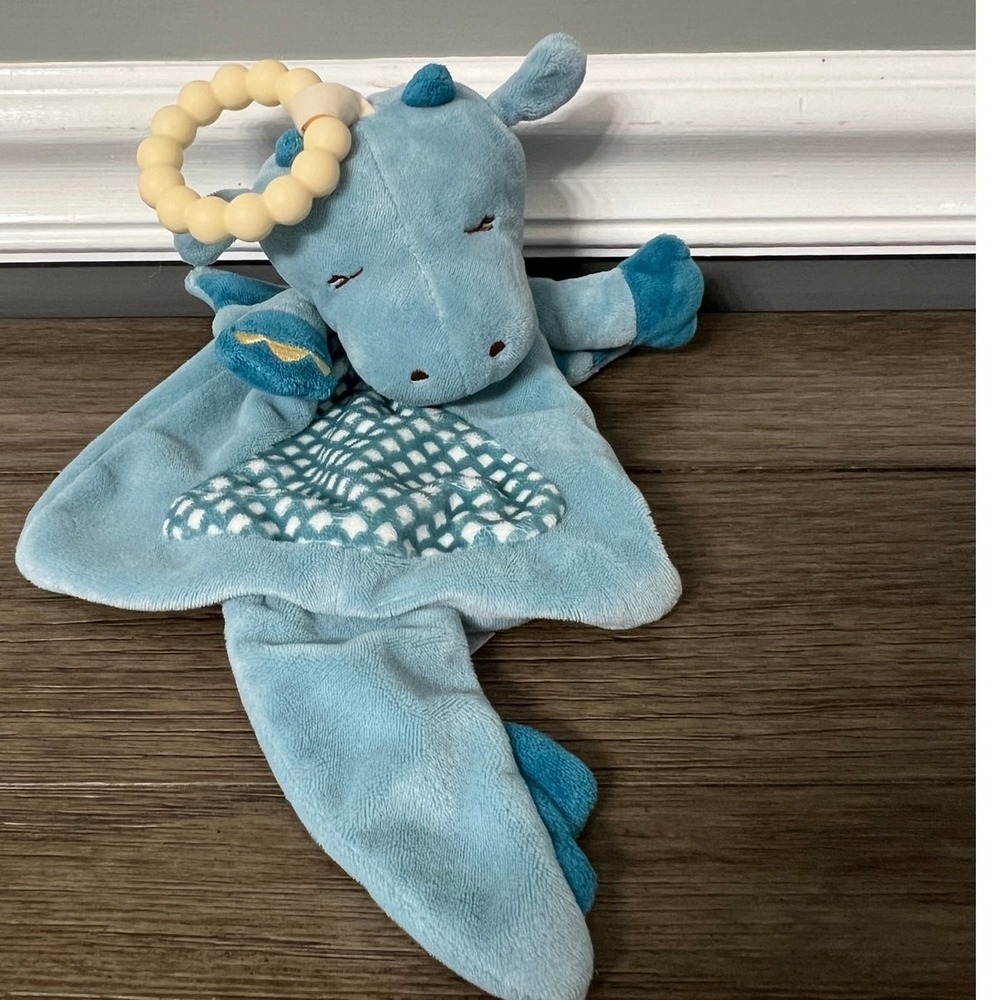 Douglas Baby Demitri Dragon Teether Lovey Sscuity Plush